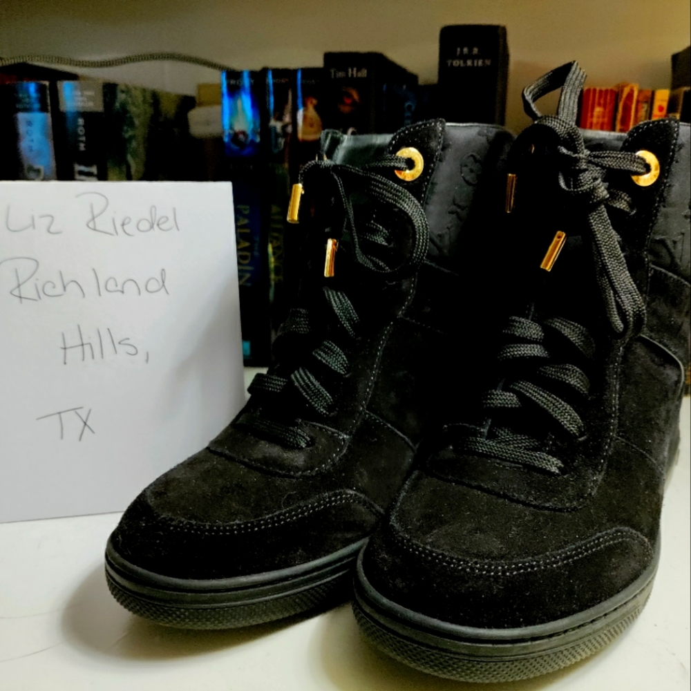 Louis Vuitton Millennium Wedge Sneaker Boot